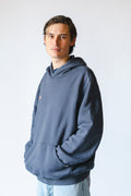 Voor Grunn hoodie voorkant — blauwe streetwear hoodie Groningen